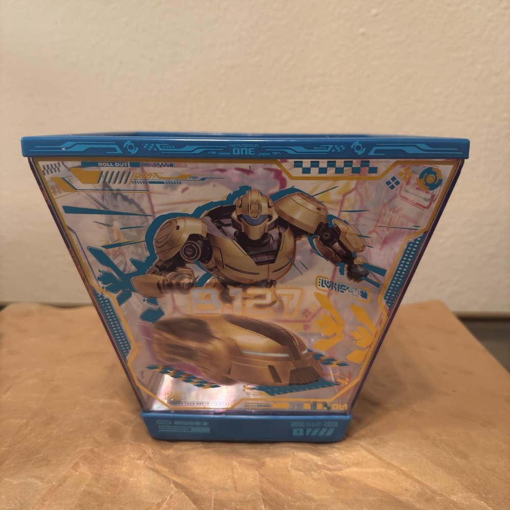 Transformers One AMC Popcorn Bucket Exclusive Preowned /  Unused